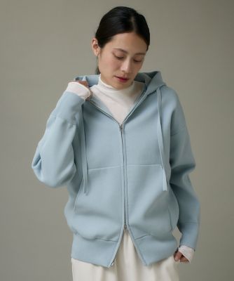 I.T.'S. INTERNATIONAL（Women）/イッツインターナショナル ジップアップフーディ(1054178032) 63サックス トップス【三越伊勢丹/公式】