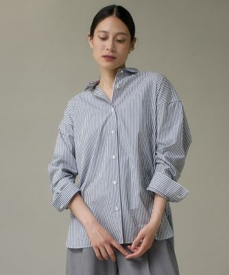 I.T.'S. INTERNATIONAL（Women）/イッツインターナショナル コットンオーバーサイズシャツ(1054181021) 91クロ トップス【三越伊勢丹/公式】