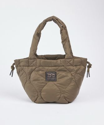 I.T.'S. INTERNATIONAL（Women）/イッツインターナショナル ミリタリー ダウントートバッグS-ソフトシェル 《TAION/タイオン》(1054201010) 53カーキ 旅行用かばん・バッグ【三越伊勢丹/公式】