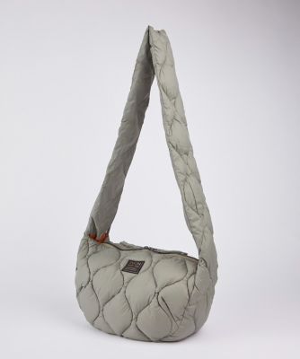 I.T.'S. INTERNATIONAL（Women）/イッツインターナショナル ミリタリー バナナショルダー ダウンバッグM-ソフトシェル 《TAION/タイオン》(1054201011) 50ミドリ 旅行用かばん・バッグ【三越伊勢丹/公式】