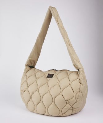 I.T.'S. INTERNATIONAL（Women）/イッツインターナショナル ミリタリー バナナショルダー ダウンバッグL-ソフトシェル 《TAION/タイオン》(1054201012) 42ベージュ 旅行用かばん・バッグ【三越伊勢丹/公式】