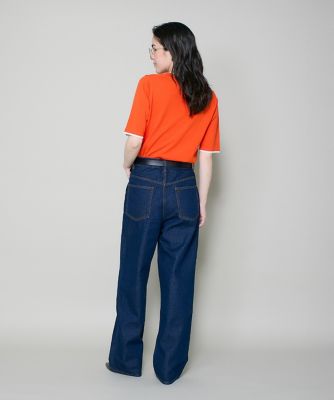 綿再生繊維（セルロース）ストレートデニムパンツ