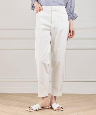 ＜I.T.’S. INTERNATIONAL（Women）＞ベーシックコットンパンツ《ギャバストレッチ》（１０６０１６１００７）