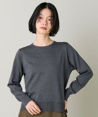 クルーネックニット｜品格と快適さを纏う上質仕立てニット