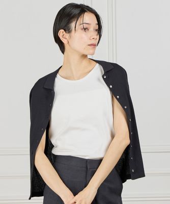 ベーシックタンクトップ《スビン綿MIXフライス