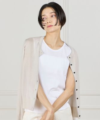 ＜I.T.’S. INTERNATIONAL（Women）＞ベーシックタンクトップ《スビン綿ＭＩＸフライス》（１０６０１９０００５）