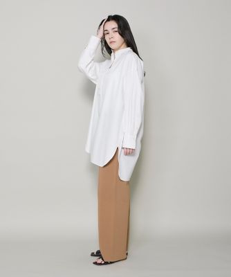 スタンドカラーオックスロングシャツ（1061182021） | I.T.
