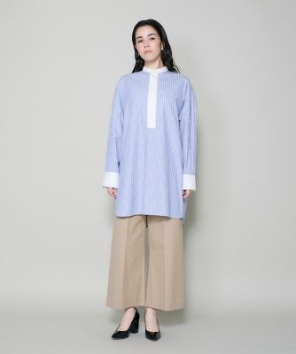 machatt  スタンドカラーロングシャツ スタンドカラーオックスロングシャツ（1061182021） | I.T.