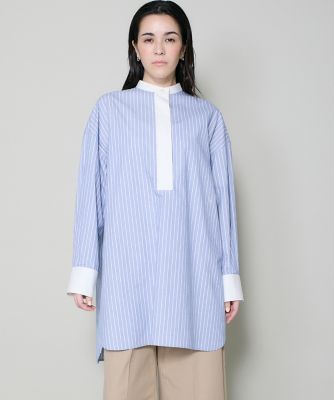 cocoさま専用ページ イエナ  ロングシャツ スタンドカラー スタンドカラーロングシャツワンピース【Y21A10-114】 | YMDO