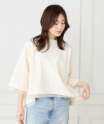 ＜I.T.’S. INTERNATIONAL（Women）＞シアードッキングフレアプルオーバー　（１０６１１９００１７）