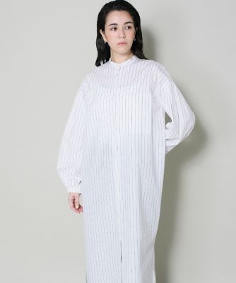 ＜I.T.’S. INTERNATIONAL（Women）＞ストライプシャツワンピース（１０６２１２１０１１）