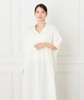 レーヨンリネンギャザーワンピース（1062121047） | I.T.'S