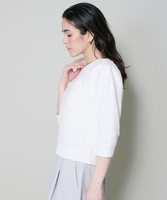 ＜I.T.’S. INTERNATIONAL（Women）＞袖タックニットプルオーバー（１０６２１７００２０）