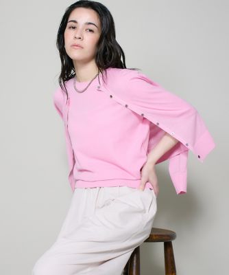 ＜I.T.’S. INTERNATIONAL（Women）＞クルーネックカーディガン《ガスコットン》（１０６２１９８０１０）