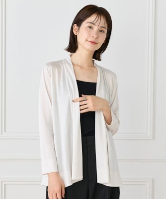 h.naoto gramm レース　カーディガン　ホワイト　白　長袖　フード パーカ・カーディガン – h.NAOTO WEBSHOP