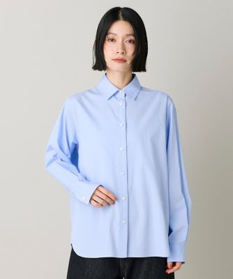ベーシックシャツ｜重ねて映える上品な繊細ベーシックシャツ