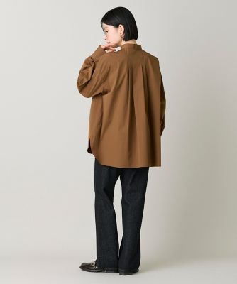 ボウタイ付きシャツブラウス｜装い広がる上品ボウタイブラウス