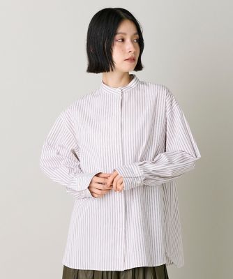 ボウタイ付きシャツブラウス｜装い広がる上品ボウタイブラウス