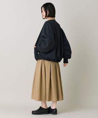 ノーカラーブルゾン｜ブラウジングで魅せる旬顔ブルゾン
