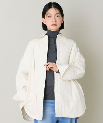 中綿シャツブルゾン｜軽やか羽織れる温もりシャツブルゾン