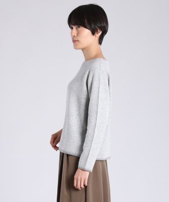 クルーネックヘリンボーンニット（１０９４１７００３１）
