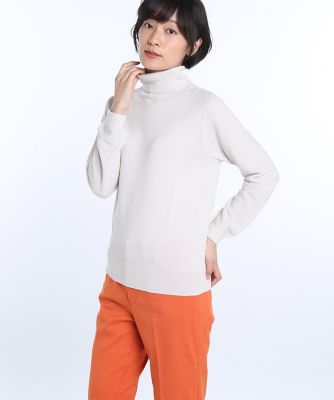 ＜I.T.’S. INTERNATIONAL（Women）＞ホールガーメント（Ｒ）タートルネックニット《Ｃｕｏｏ》（１０９４１７００３７）