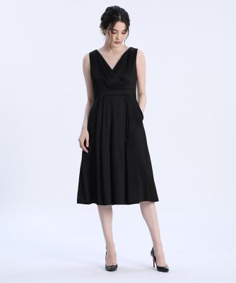 ＜Maglie le cassetto  (Women)＞《Ｍ　Ｍａｇｌｉｅ　ｌｅ　ｃａｓｓｅｔｔｏ》カシュクールドレス（５１００１２１２０１）