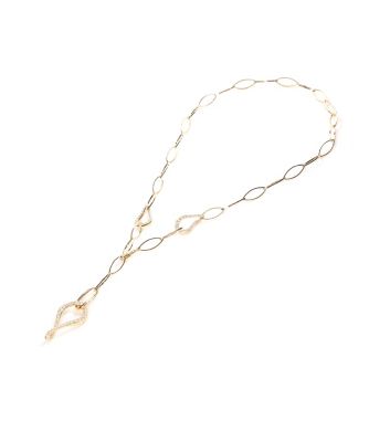 ＜Maglie le cassetto  (Women)＞《Ｍ　Ｍａｇｌｉｅ　ｌｅ　ｃａｓｓｅｔｔｏ》チェーンネックレス《新倉瞳×ＶＥＮＤＯＭＥ　ＢＯＵＴＩＱＵＥコラボ》（５１００２９５１０４）