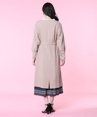 Maglie par ef－de》リネンライクノーカラーコート