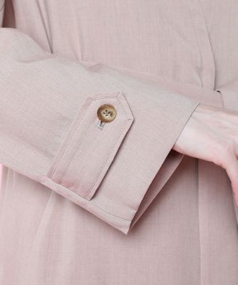 Maglie par ef－de》リネンライクノーカラーコート