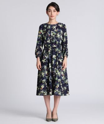 《Ｍａｇｌｉｅ　ｐａｒ　ｅｆ－ｄｅ》マグノリアプリントワンピース《Ｖｉｓｃｏｔｅｃｓ》（５１０１１２１００７）