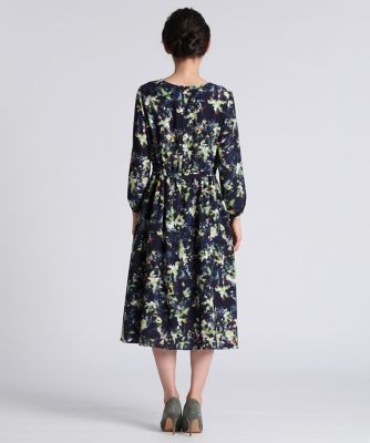 《Ｍａｇｌｉｅ　ｐａｒ　ｅｆ－ｄｅ》マグノリアプリントワンピース《Ｖｉｓｃｏｔｅｃｓ》（５１０１１２１００７）