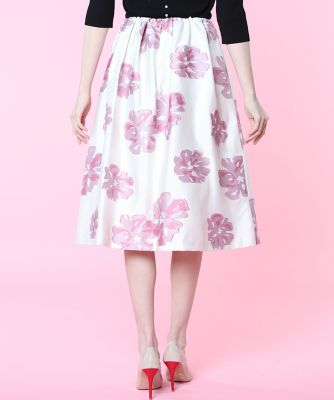 《Ｍａｇｌｉｅ　ｐａｒ　ｅｆ－ｄｅ》コットンローズタックギャザースカート（５１０１１５２００５）
