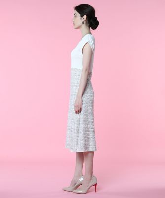 《Ｍａｇｌｉｅ　ｐａｒ　ｅｆ－ｄｅ》ツイード風ニットワンピース（５１０１１７２００２）