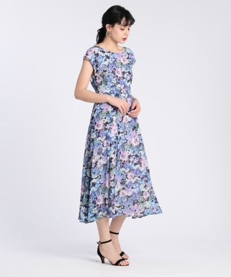 《Ｍａｇｌｉｅ　ｐａｒ　ｅｆ－ｄｅ》水彩フラワーワンピース《Ｖｉｓｃｏｔｅｃｓ》（５１０２１２１０１６）