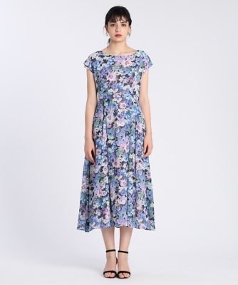 《Ｍａｇｌｉｅ　ｐａｒ　ｅｆ－ｄｅ》水彩フラワーワンピース《Ｖｉｓｃｏｔｅｃｓ》（５１０２１２１０１６）