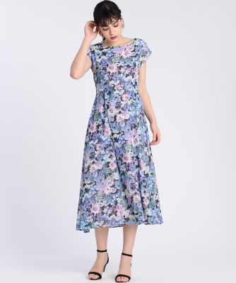 《Ｍａｇｌｉｅ　ｐａｒ　ｅｆ－ｄｅ》水彩フラワーワンピース《Ｖｉｓｃｏｔｅｃｓ》（５１０２１２１０１６）