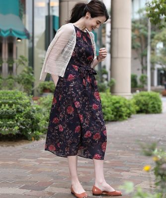 Maglie par ef－de》リゾートフラワープリントワンピース