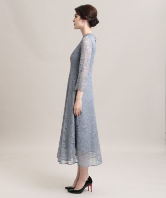 《Ｍａｇｌｉｅ　Ｗｈｉｔｅ》ラッセルレースロングドレス（５１０２１２１３０６）