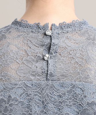 《Ｍａｇｌｉｅ　Ｗｈｉｔｅ》ラッセルレースロングドレス（５１０２１２１３０６）