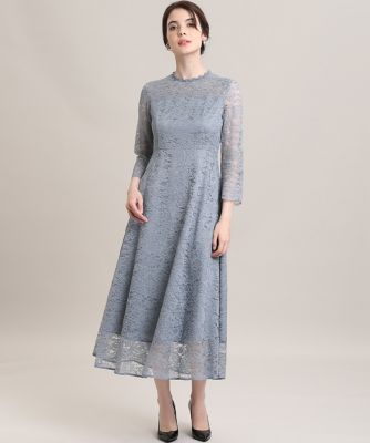 《Ｍａｇｌｉｅ　Ｗｈｉｔｅ》ラッセルレースロングドレス（５１０２１２１３０６）