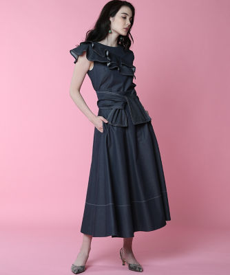 Maglie par ef－de》デニムフレアスカート