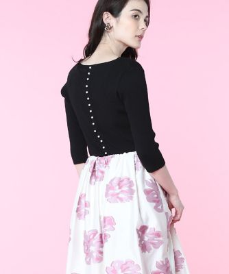 《Ｍａｇｌｉｅ　ｐａｒ　ｅｆ－ｄｅ》バックボタンリブニット（５１０２１７０００７）