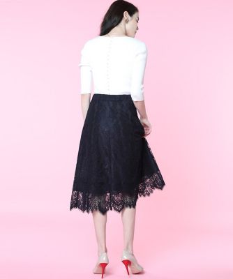 《Ｍａｇｌｉｅ　ｐａｒ　ｅｆ－ｄｅ》バックボタンリブニット（５１０２１７０００７）