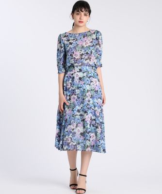 《Ｍａｇｌｉｅ　ｐａｒ　ｅｆ－ｄｅ》水彩フラワーブラウス《Ｖｉｓｃｏｔｅｃｓ》（５１０２１８２０１６）