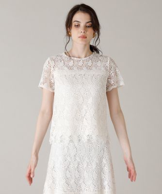《Ｍａｇｌｉｅ　ＷＨＩＴＥ》トルコレースブラウス（５１０２１８２３０５）