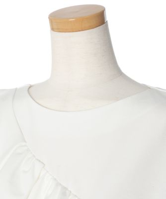 《Ｍａｇｌｉｅ　ｐａｒ　ｅｆ－ｄｅ》アシンメトリーフリルカットソー（５１０２１９０００５）