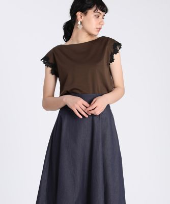 《Ｍａｇｌｉｅ　ｐａｒ　ｅｆ－ｄｅ》フラワーレースカットソー（５１０２１９０００６）