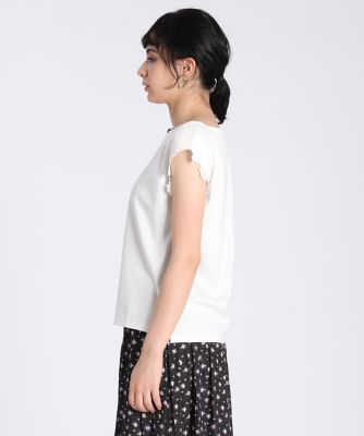 《Ｍａｇｌｉｅ　ｐａｒ　ｅｆ－ｄｅ》フラワーレースカットソー（５１０２１９０００６）