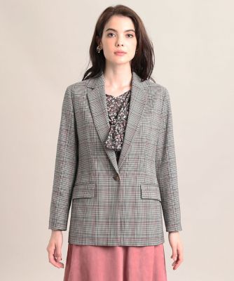 Maglie par ef－de》チェックテーラードジャケット 